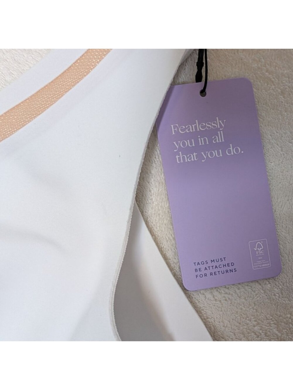 Honeylove CrossFlex Wire-Free White Activity Bra 1X Adjustable Straps & Mesh Pan - Picture 7 of 8